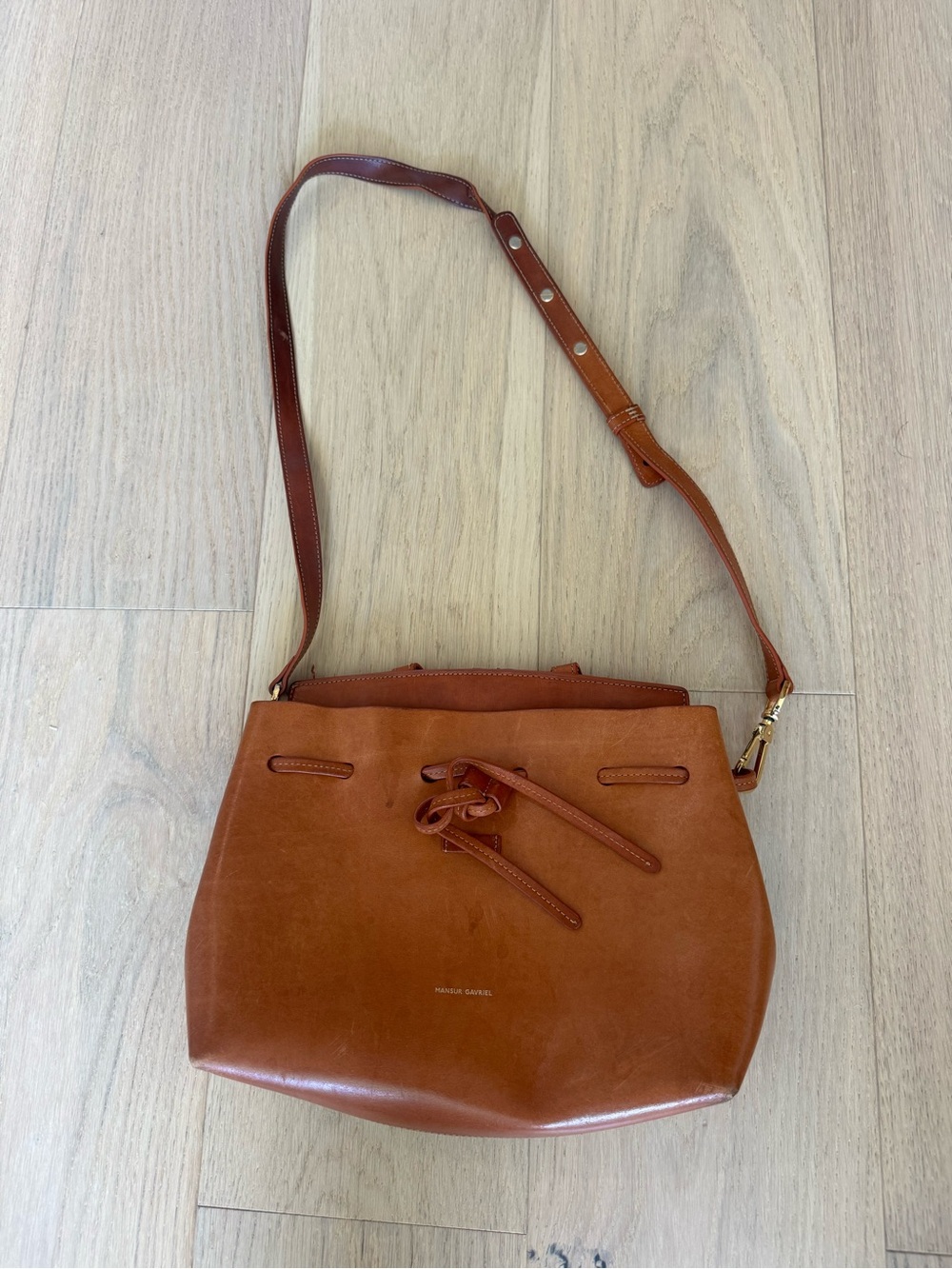 Mansur Gavriel Cammello Mini Lady bag - in color Rosa